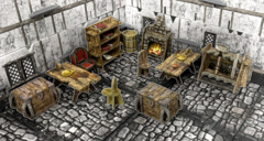 Battle Systems Fantasy Village Furniture